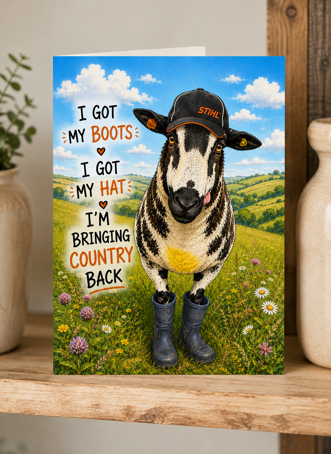 Bringing Country Back Greeting Card