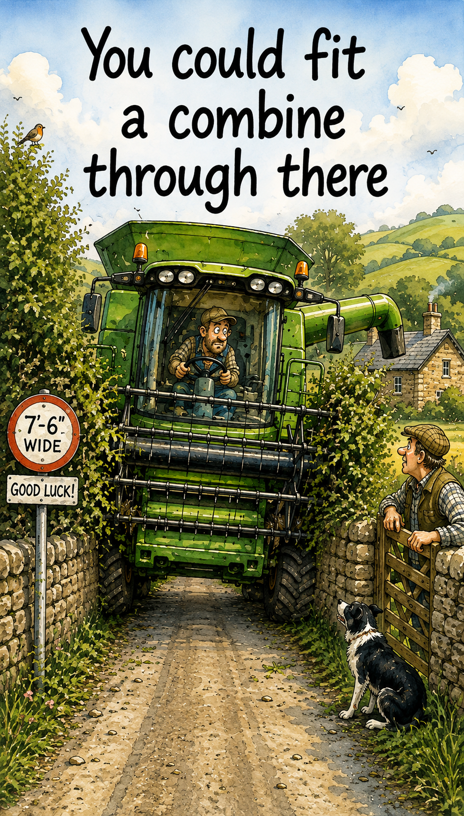 Fit a Combine Greeting Card