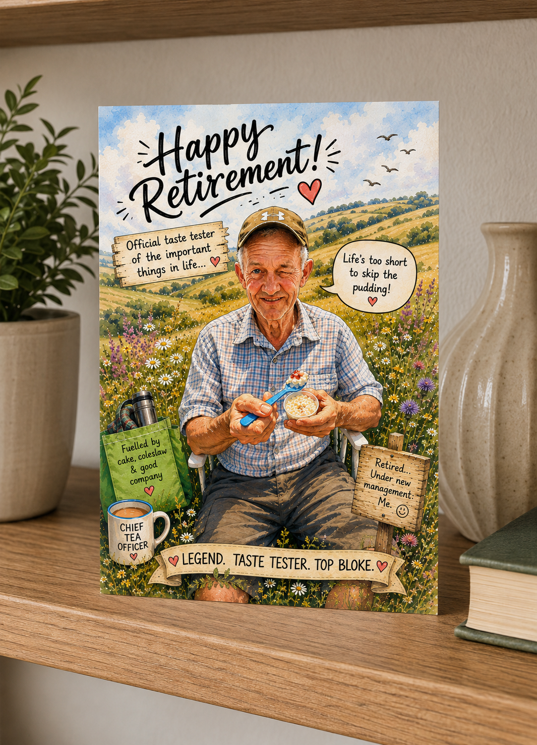 Happy Retirement Greetings Card
