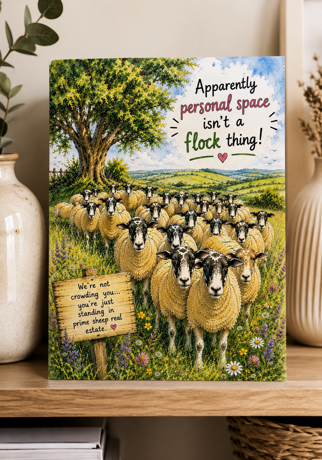 It’s a Flock Thing Greetings Card