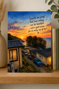 Sunset Greetings Card
