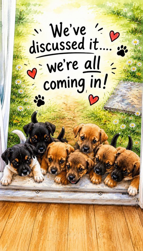 Coming In Greeting Card