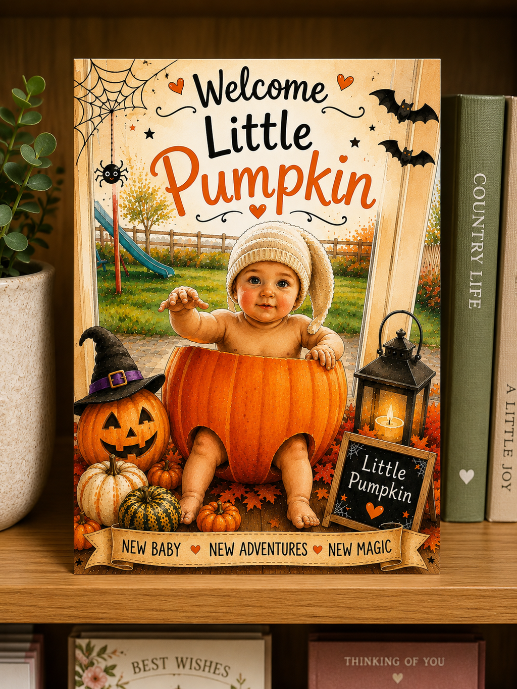 Halloween Baby Greeting Card