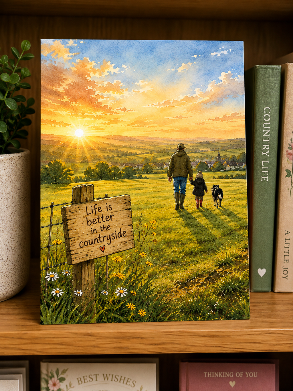 In the Countryside Greeting Card