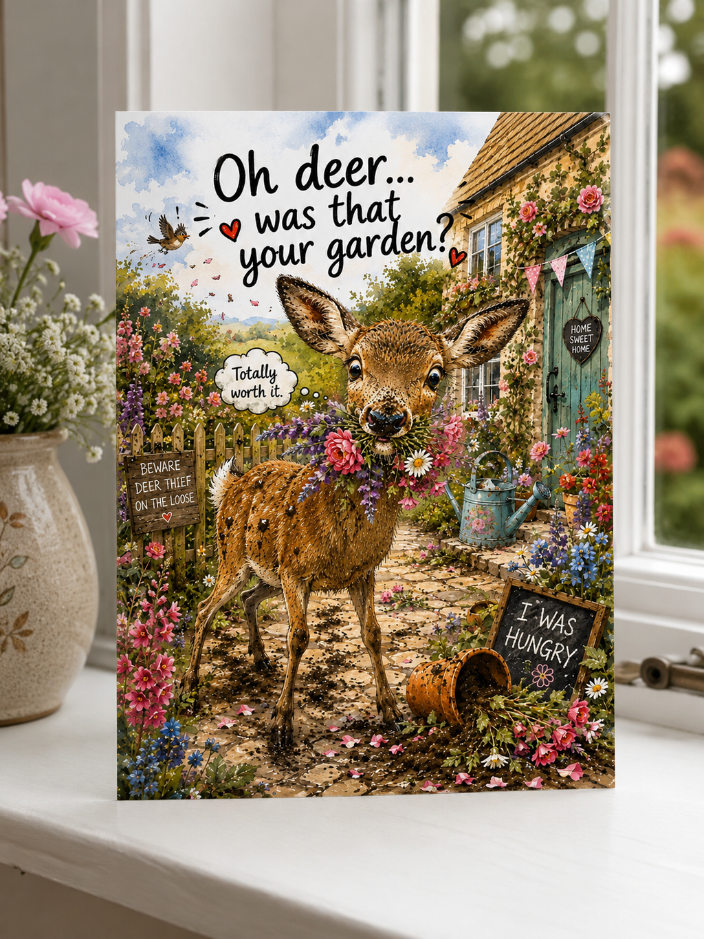 Oh Deer Greeting Card