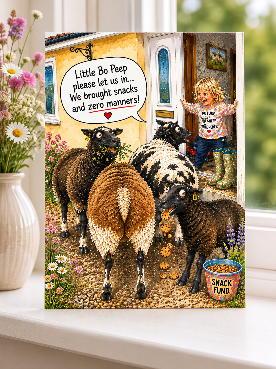 Little Bo Peep Greeting Card