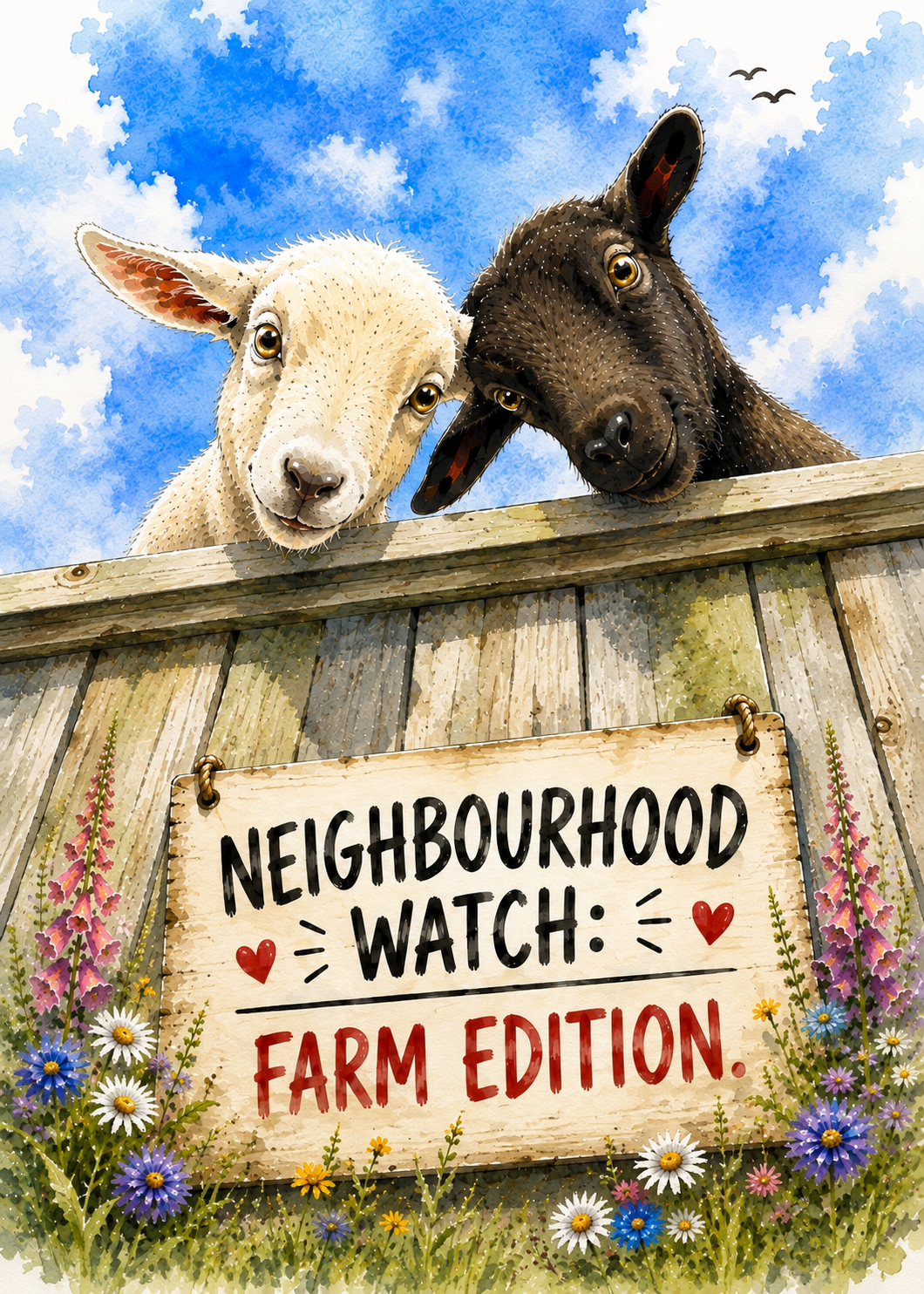 Neighbourhood Watch Greeting Card