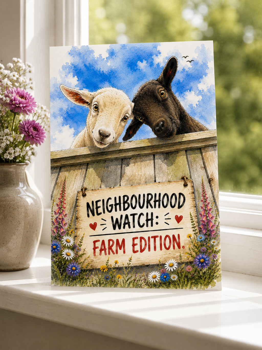 Neighbourhood Watch Greeting Card