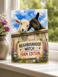 Neighbourhood Watch Greeting Card