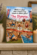 Olympigs Greeting Card