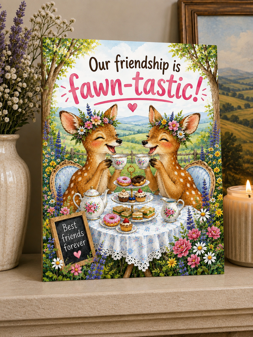 Fawntastic Friendship Greeting Card