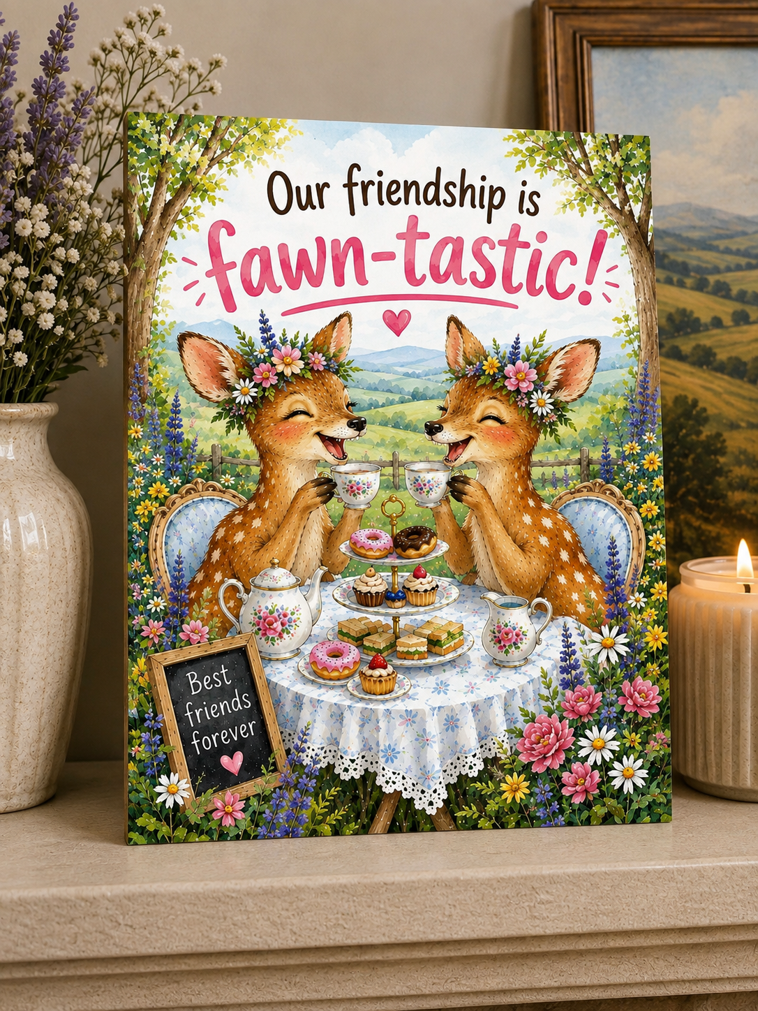 Fawntastic Friendship Greeting Card