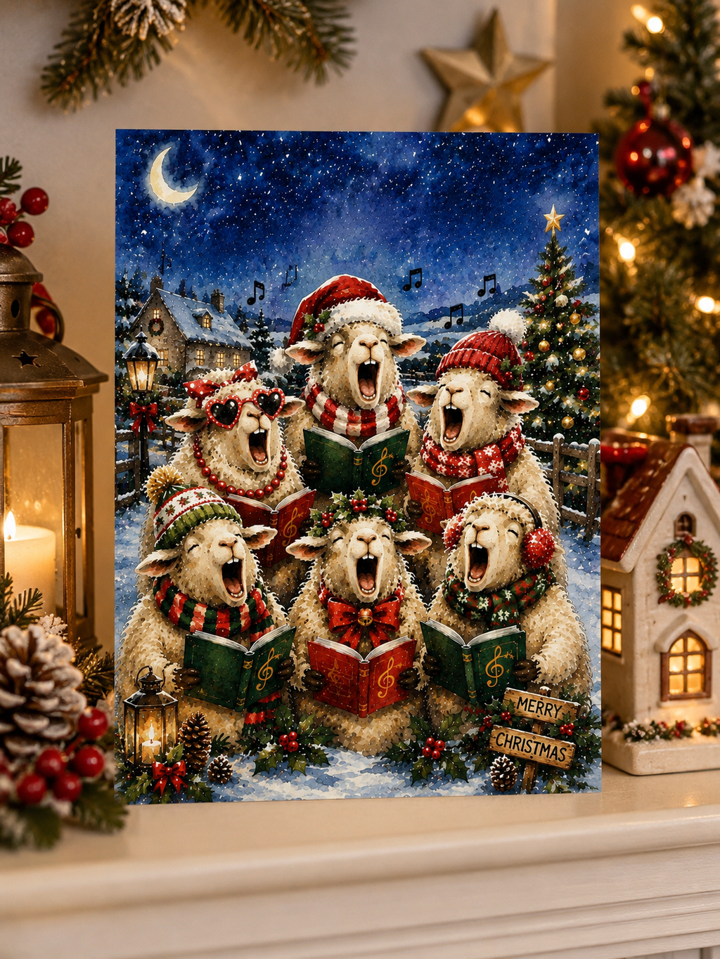 Baaarry Night Greeting Card