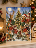 Around the Christmas Tree Greeting Card