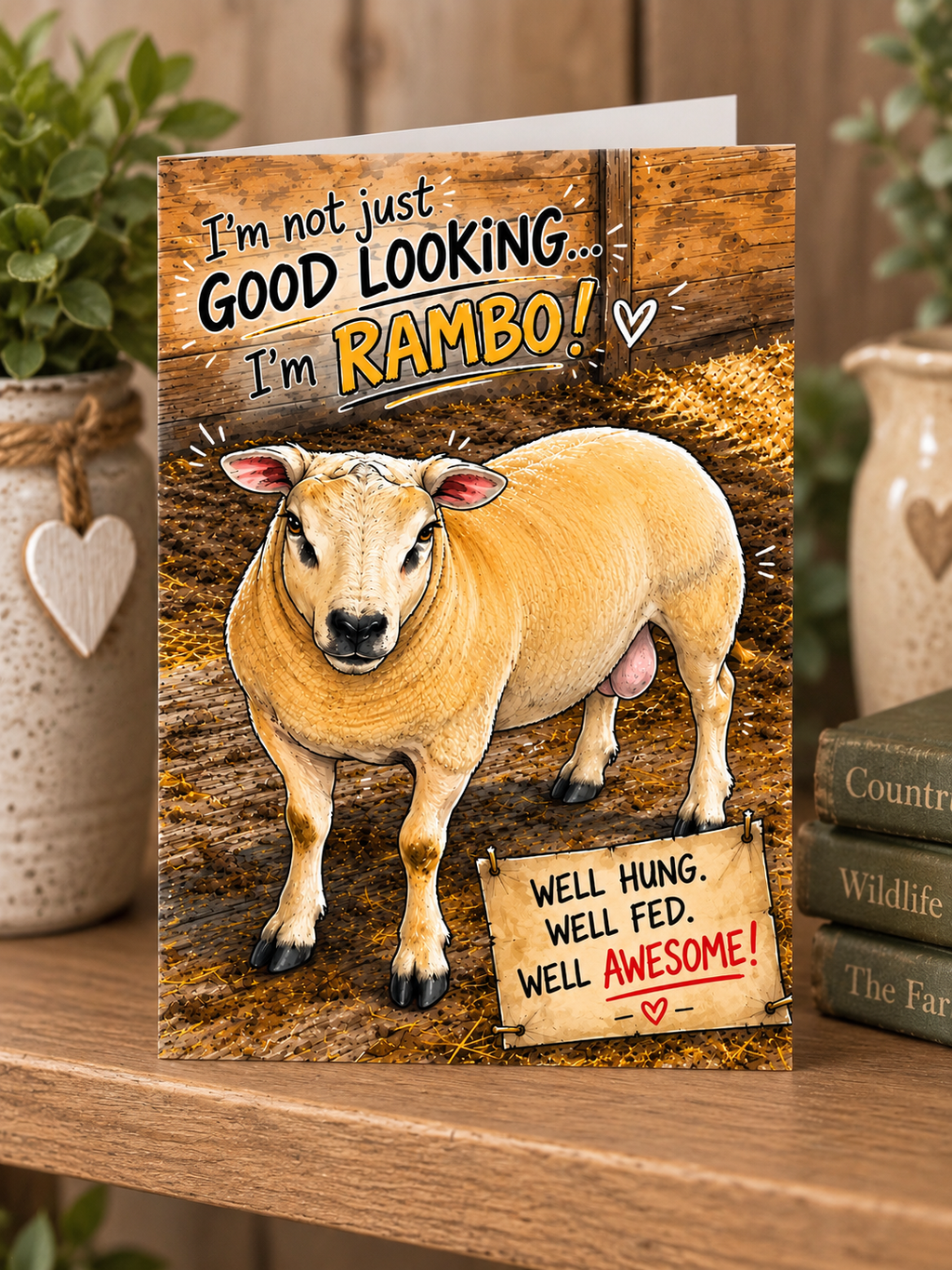Rambo Greetings Card
