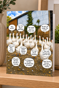 Geese Security Greeting Card