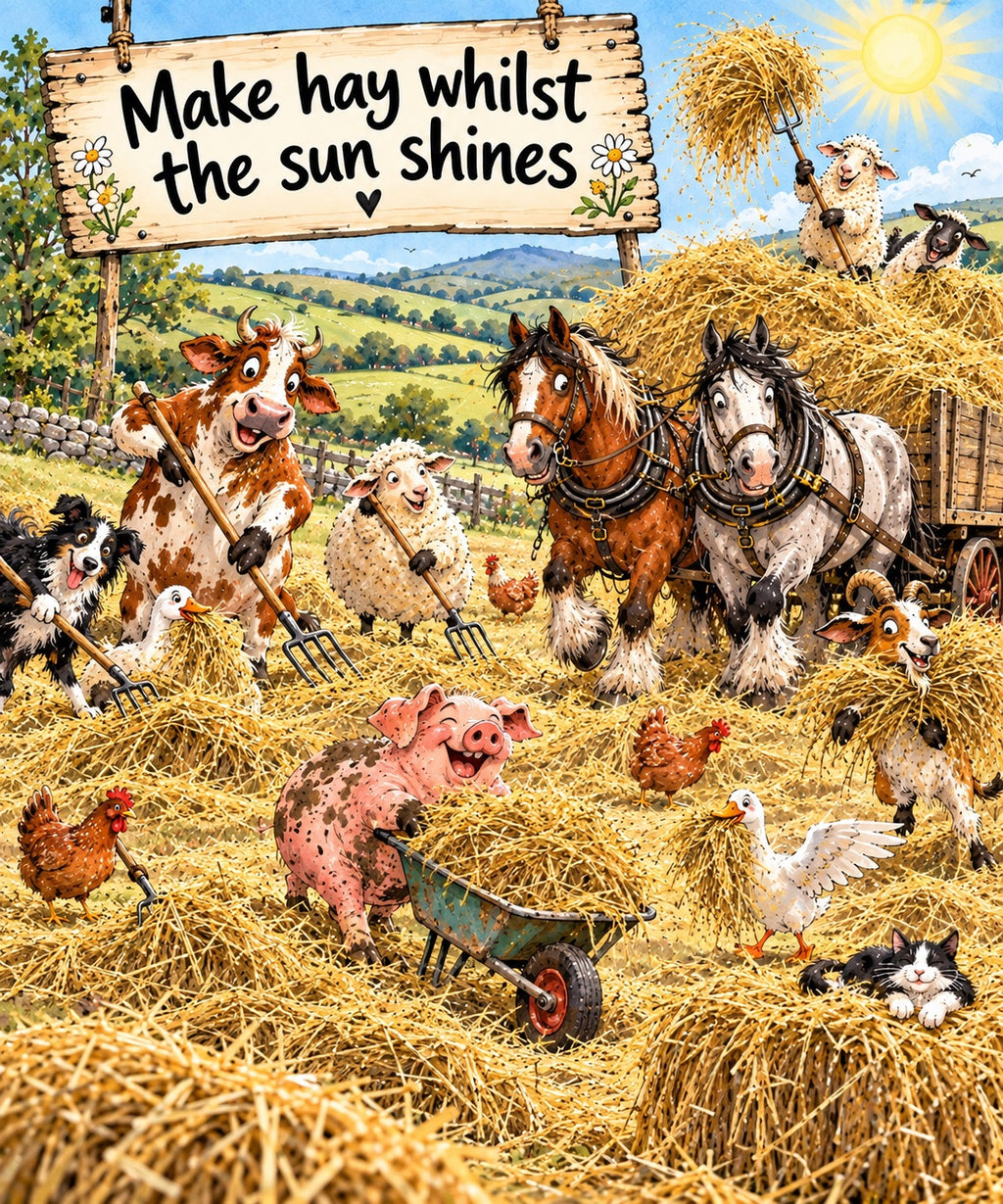 Making Hay Card