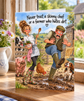 Never Trust Greetings Card