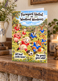 Football Gone Wild Greetings Card